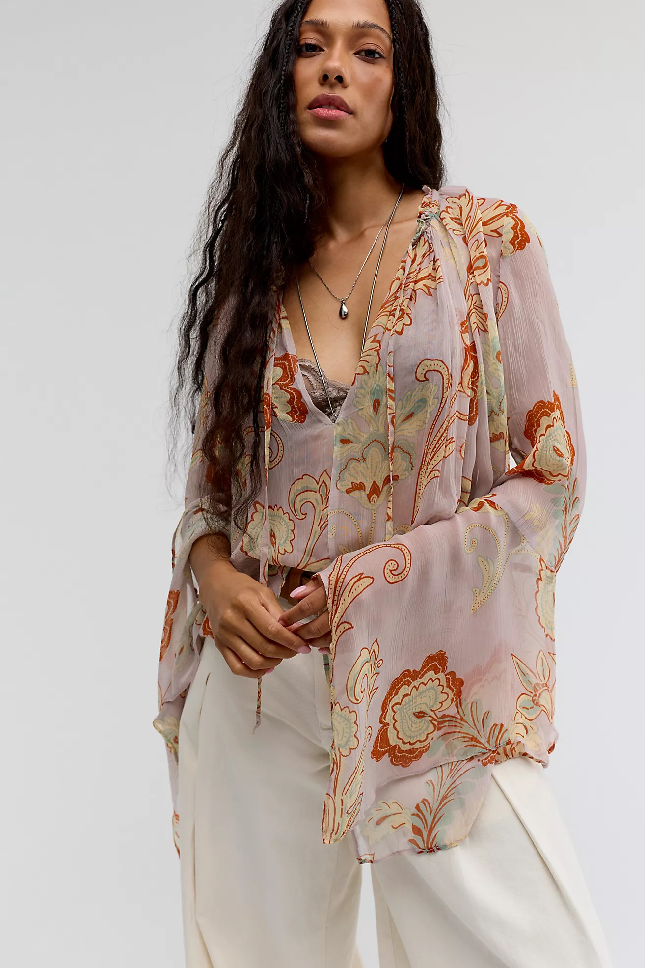 Milo Printed Blouse | Free People (Global - UK&FR Excluded)