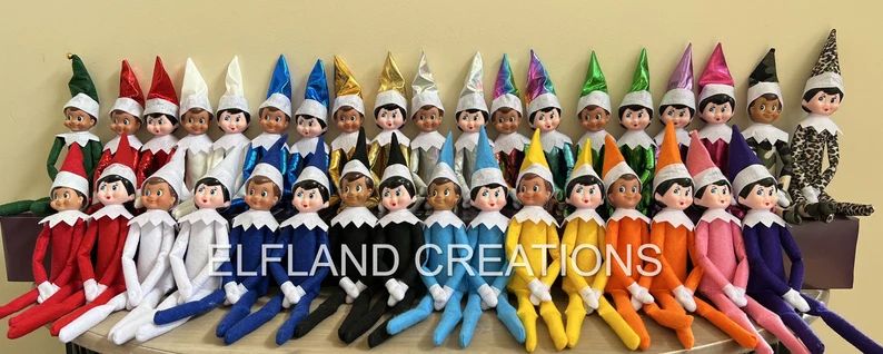 Multicolored Elf Dolls Limbs Are Bendable but Not Poseable or - Etsy | Etsy (US)