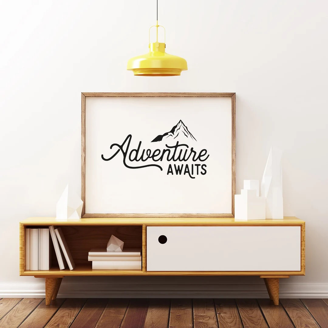 Adventure Awaits, Printable Art, Nursery Sign, Adventure Print, Quote Wall Art, Motivational Prin... | Etsy (US)