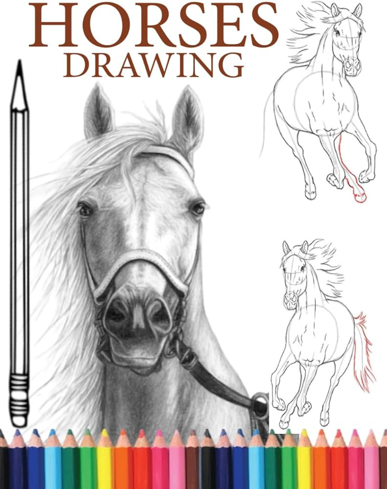 Horses Drawing: A Complete Guide to Drawing Horses and Ponies.learn how to draw horses. With easy... | Amazon (US)