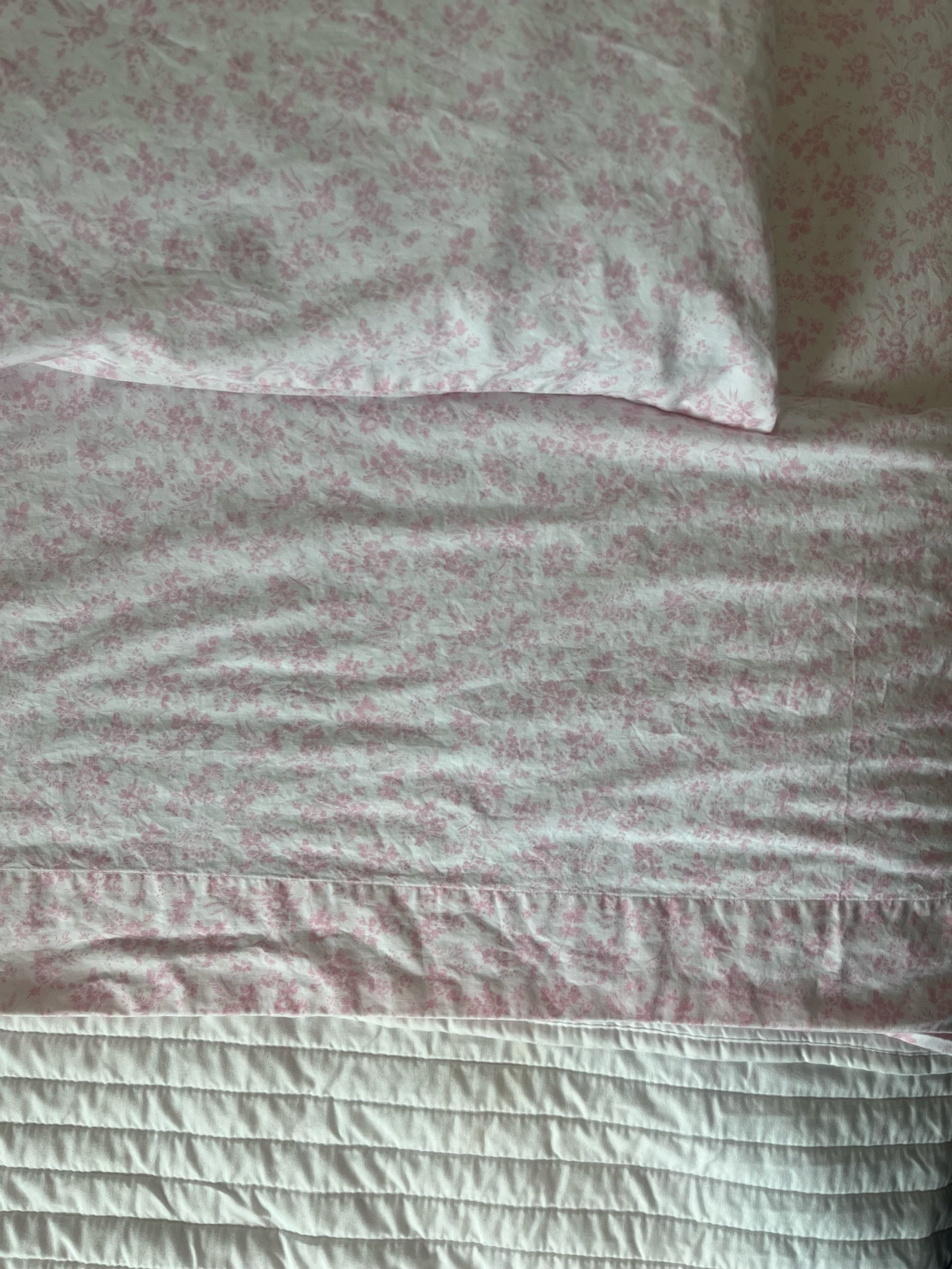 Floral Toile Pink Laura Ashley sheets 

#LTKFindsUnder100 #LTKHome #LTKKids