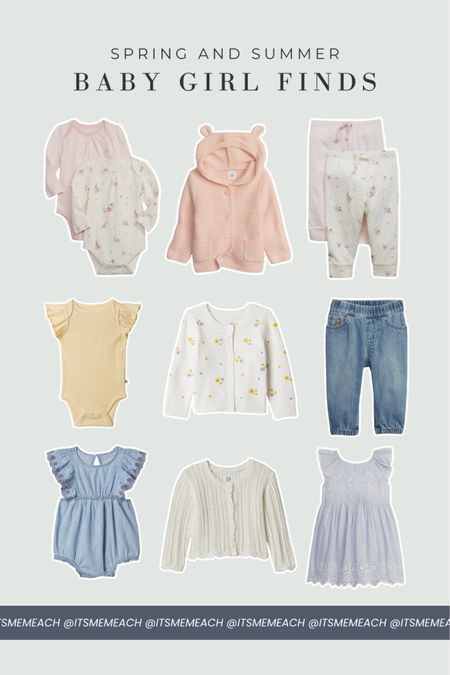 I knew picking out baby girl clothes would be fun, but not this fun!! 🥹 We have lots on the calendar this spring including Easter, a wedding, and likely a vacation. Here are some baby girl outfits I’ve picked out so far to make sure Wesley is ready for allll the things. 🤩 Everything is on sale today (her Easter dress included), so I figured I’d share! A lot of it is 40% off. 👏🏼 Click to shop! 

#LTKkids #LTKbaby #LTKSeasonal