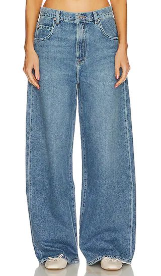 Mika High Rise Baggy Wide Leg in Paley Park | Revolve Clothing (Global)