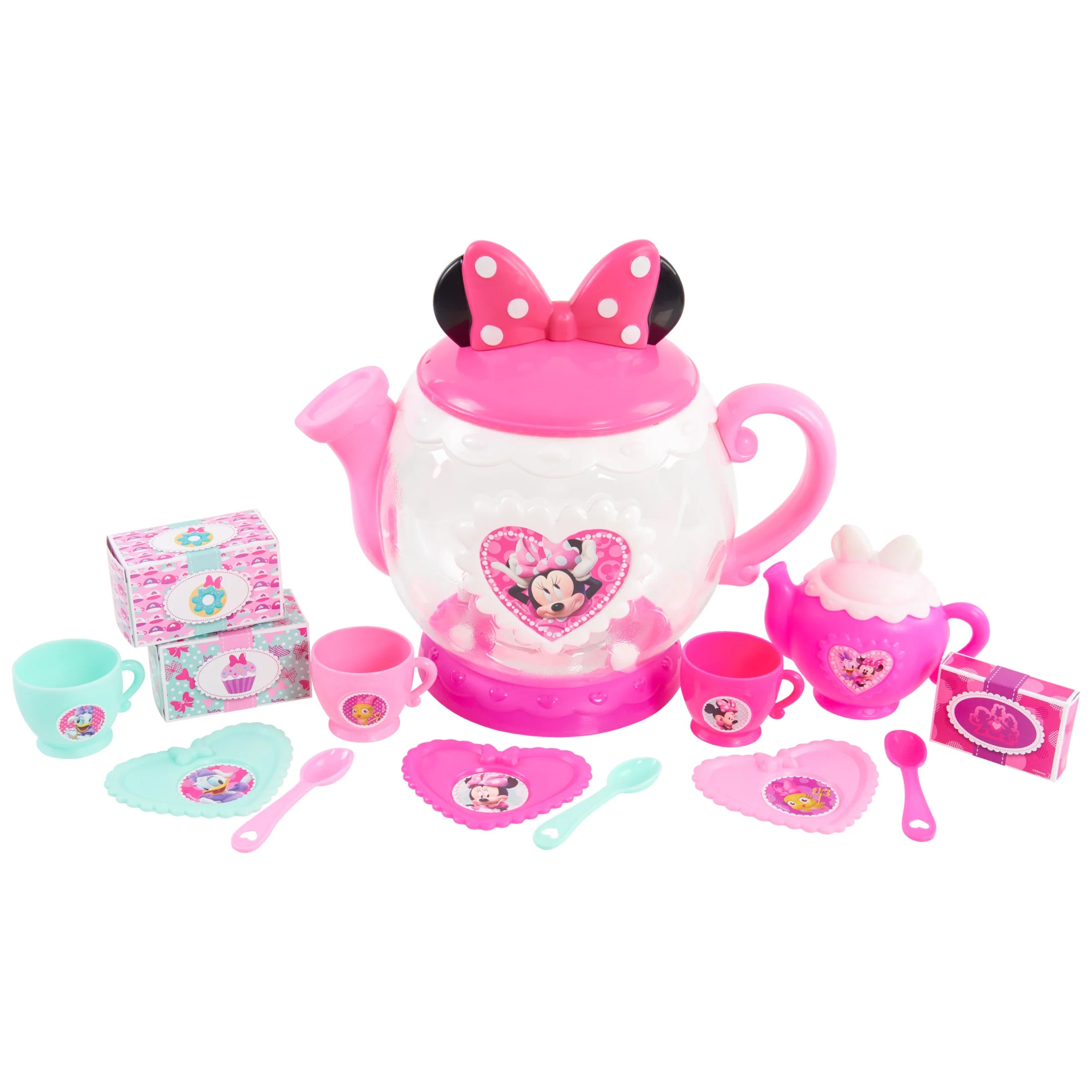 Disney Junior Minnie Mouse Terrific Teapot, Pretend Play Tea Set, for preschoolers Ages 3 up | Walmart (US)