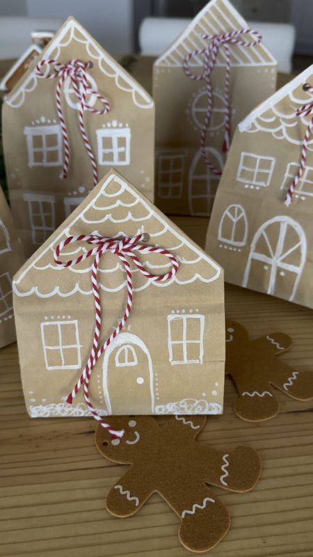 Gingerbread house gift bags! These were so fun to make! Easy way to personalize those gift cards 🎁

#LTKHoliday #LTKGiftGuide #LTKSeasonal