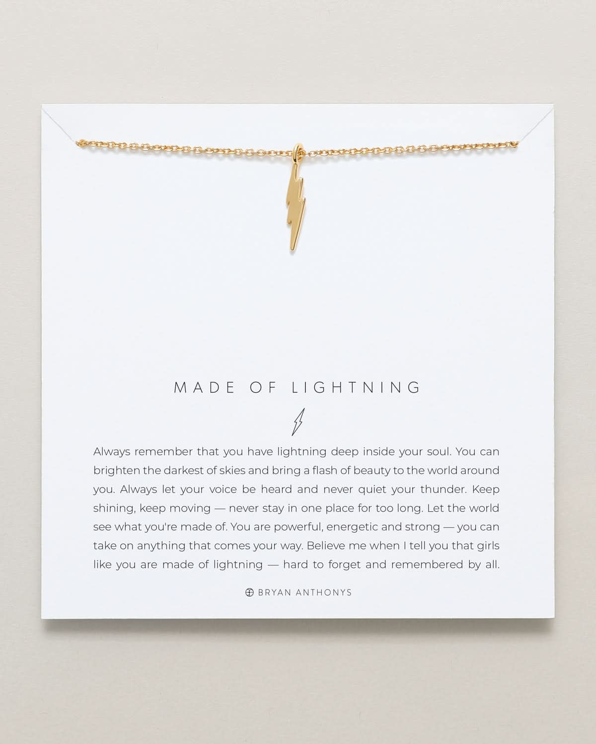 Made Of Lightning Necklace | Bryan Anthonys | Bryan Anthonys