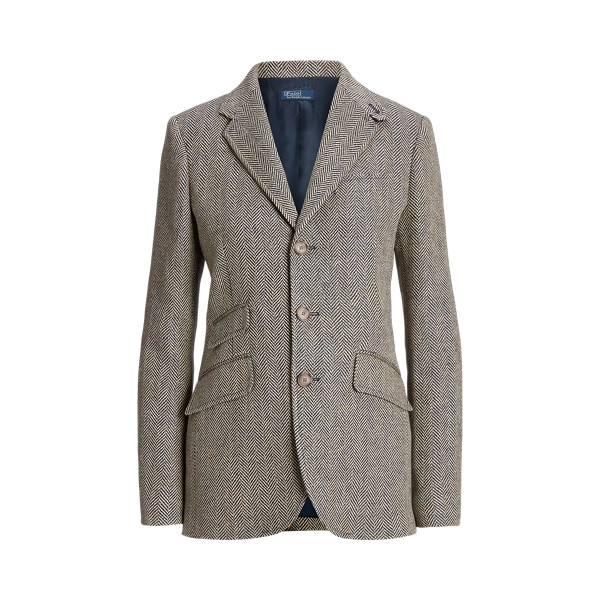 Linen-Blend Herringbone Hacking Blazer | Ralph Lauren (UK)