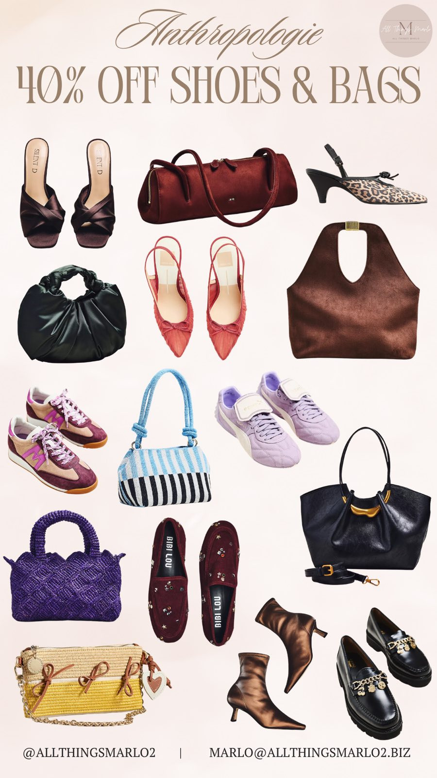 Anthropologie 40% off shoes & bags 

 #LTKSpringSale #LTKSaleAlert #LTKWorkwear