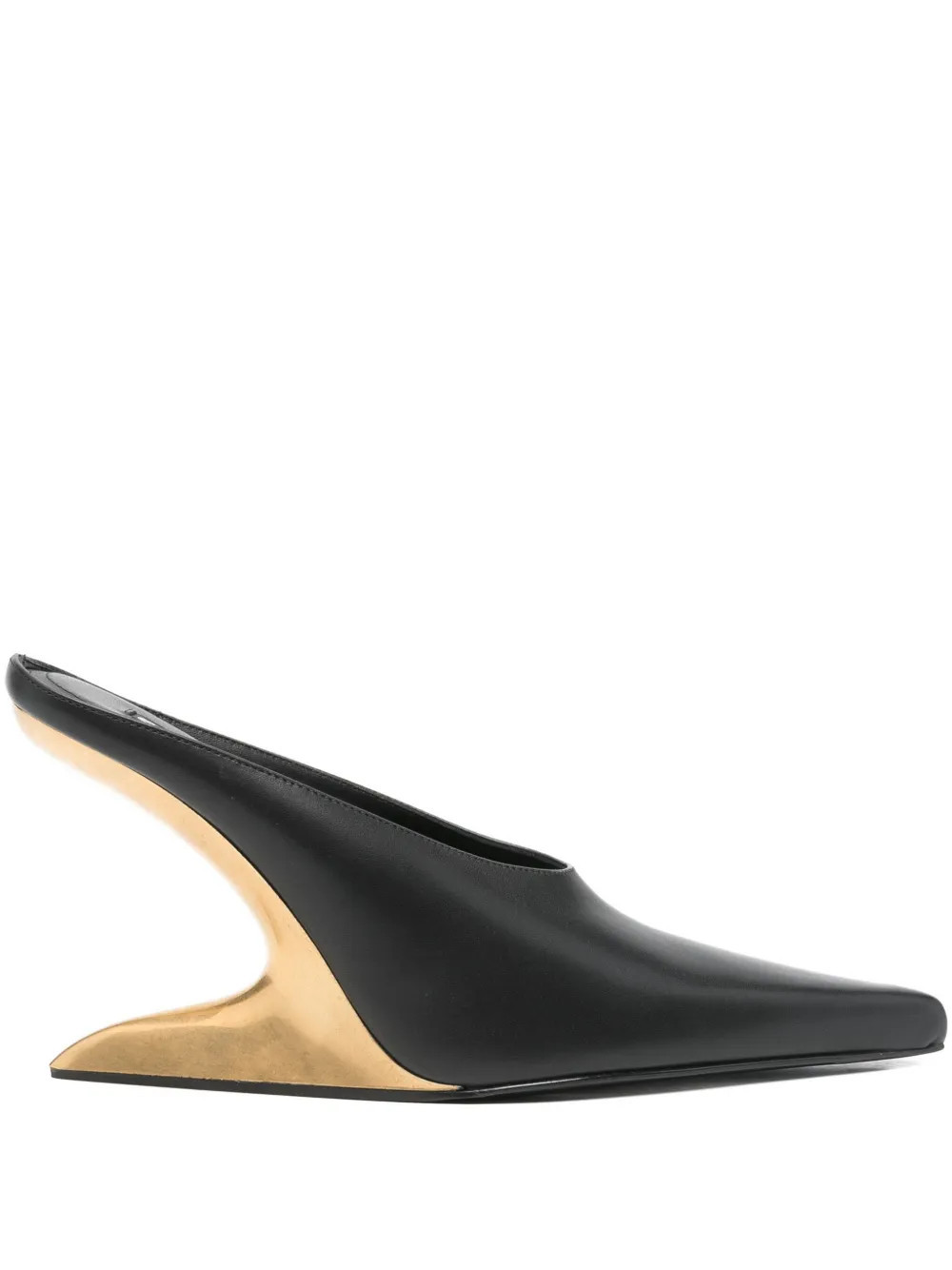 Alexander Wang 105mm Boomerang mules - Black | Farfetch Global