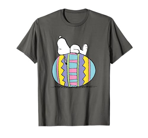 Snoopy - Laying on Easter Egg T-Shirt | Amazon (US)