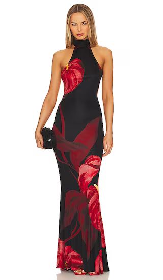 Mabel Dress in Red Anthurium | Revolve Clothing (Global)