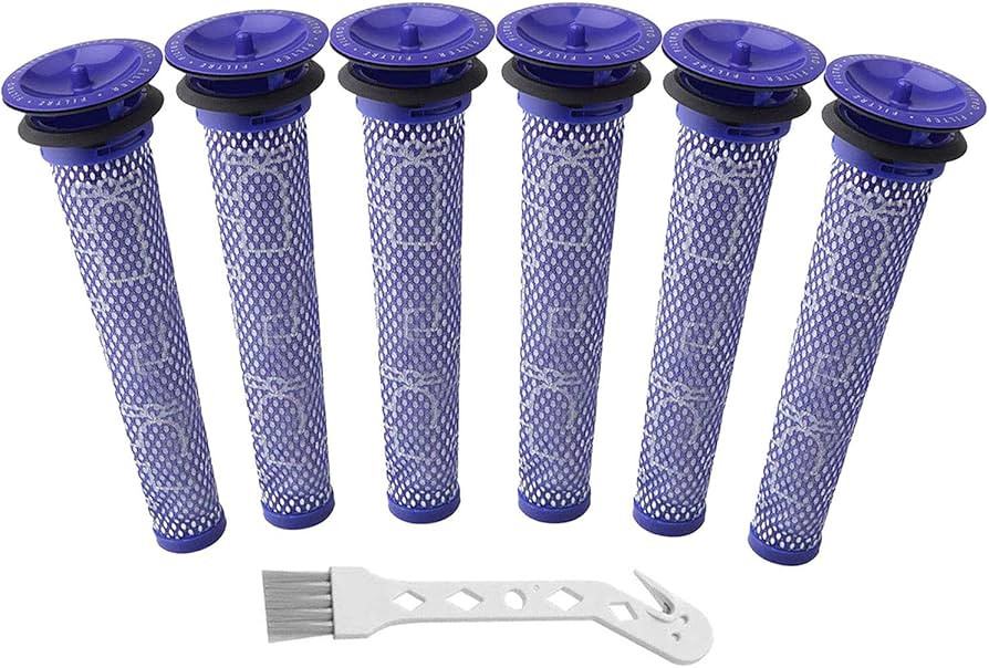Colorfullife 6 + 1 Pack Replacement Pre Motor Filter for Dyson V6, V7, V8, DC58, DC59, DC61, DC62... | Amazon (US)