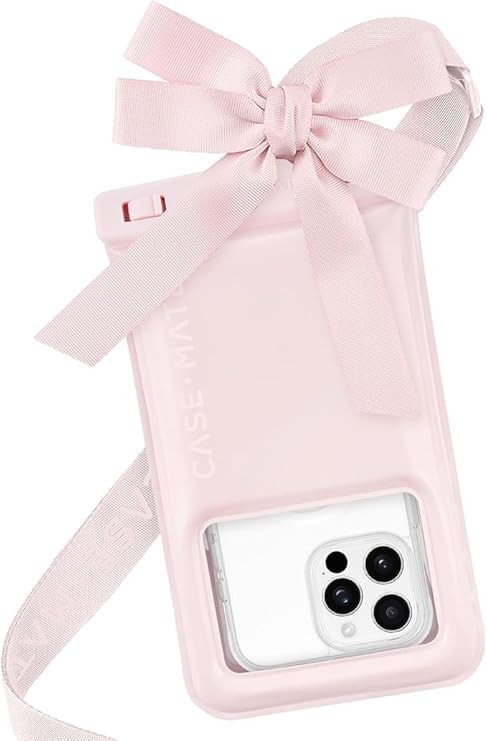Case-Mate IP68 Waterproof Large Phone Pouch with Bow Design - Travel Beach Cruise Ship Essentials... | Amazon (US)