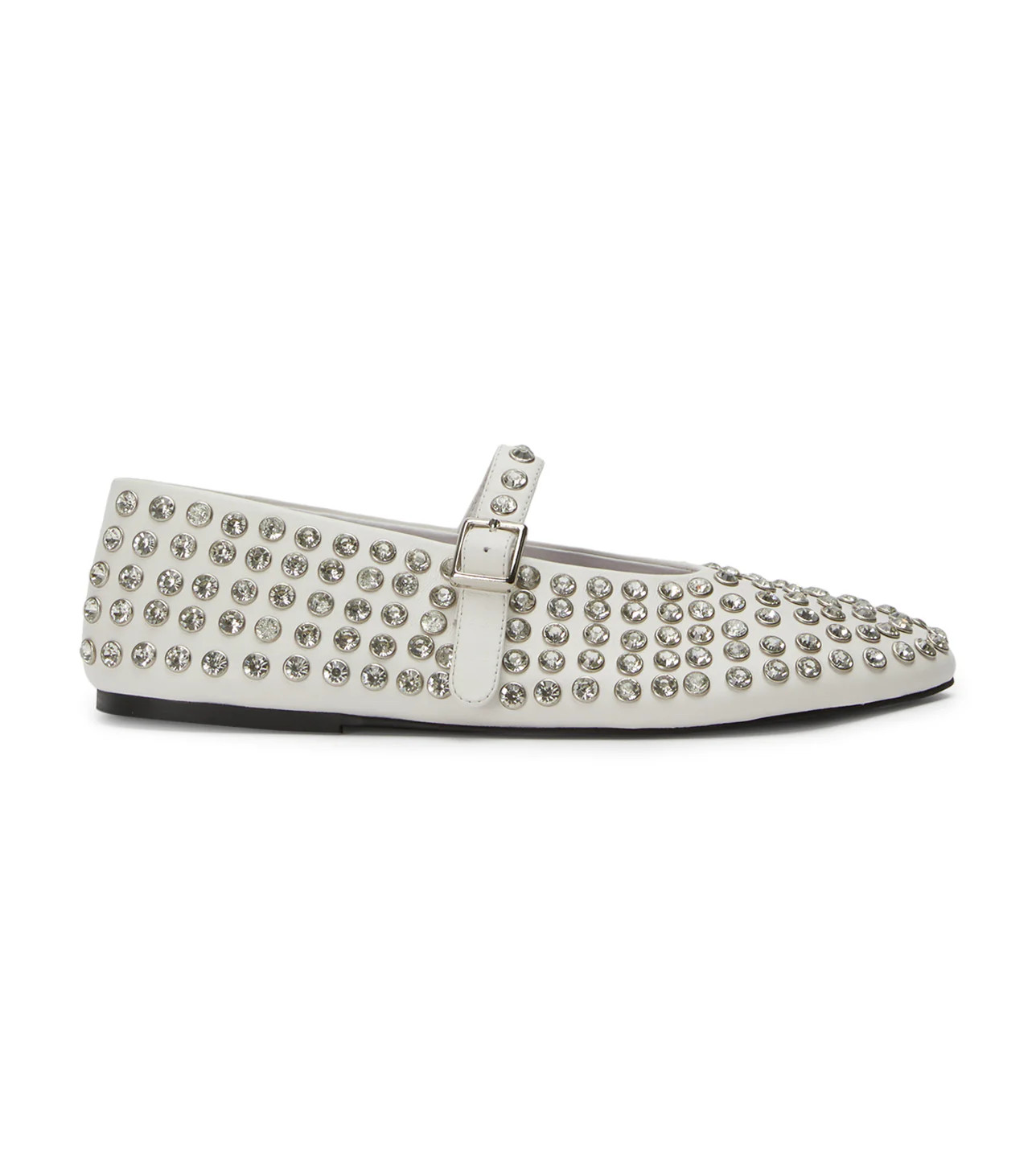 Miami White Nappa Flats | Tony Bianco US