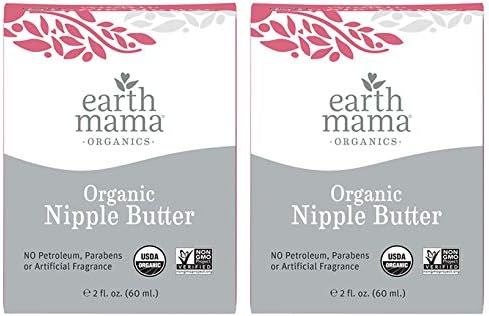 Amazon.com : Organic Nipple Butter Breastfeeding Cream by Earth Mama | Lanolin-free, Safe for Nur... | Amazon (US)