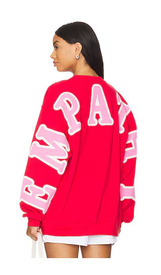 Empathy Always Crewneck in Red | Revolve Clothing (Global)