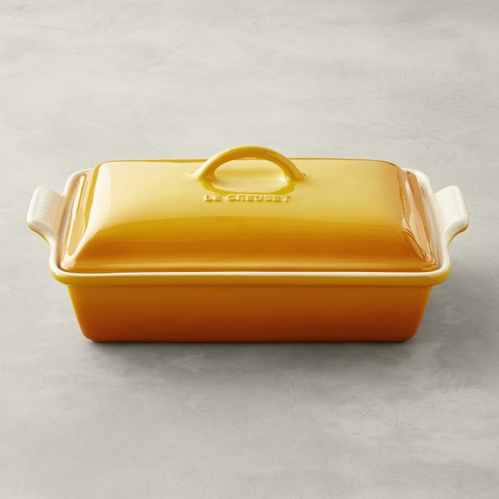 Le Creuset Heritage Stoneware Rectangular Covered Casserole | Williams-Sonoma