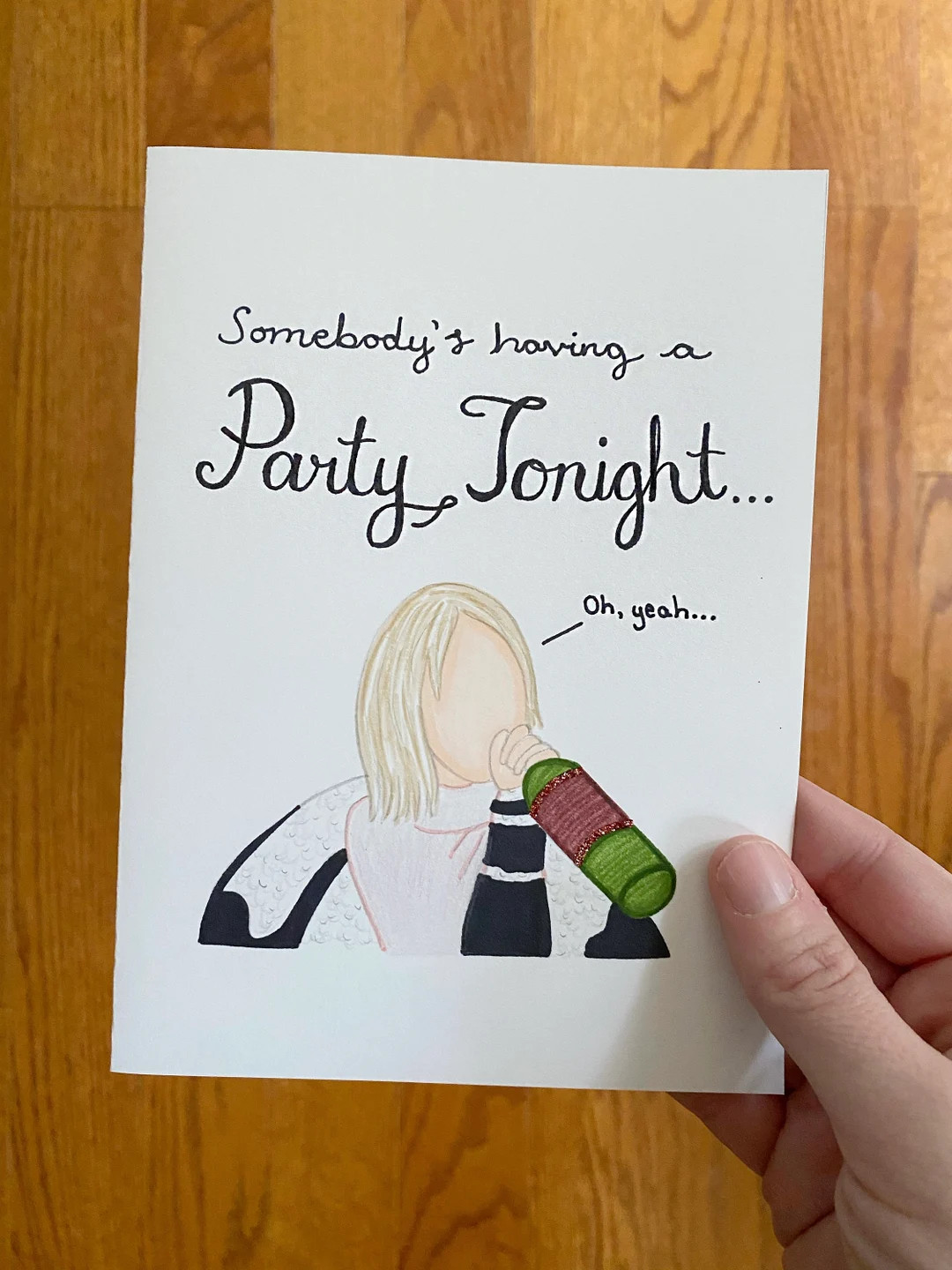 The Holiday Card somebody's Having A Party Tonight - Etsy | Etsy (US)