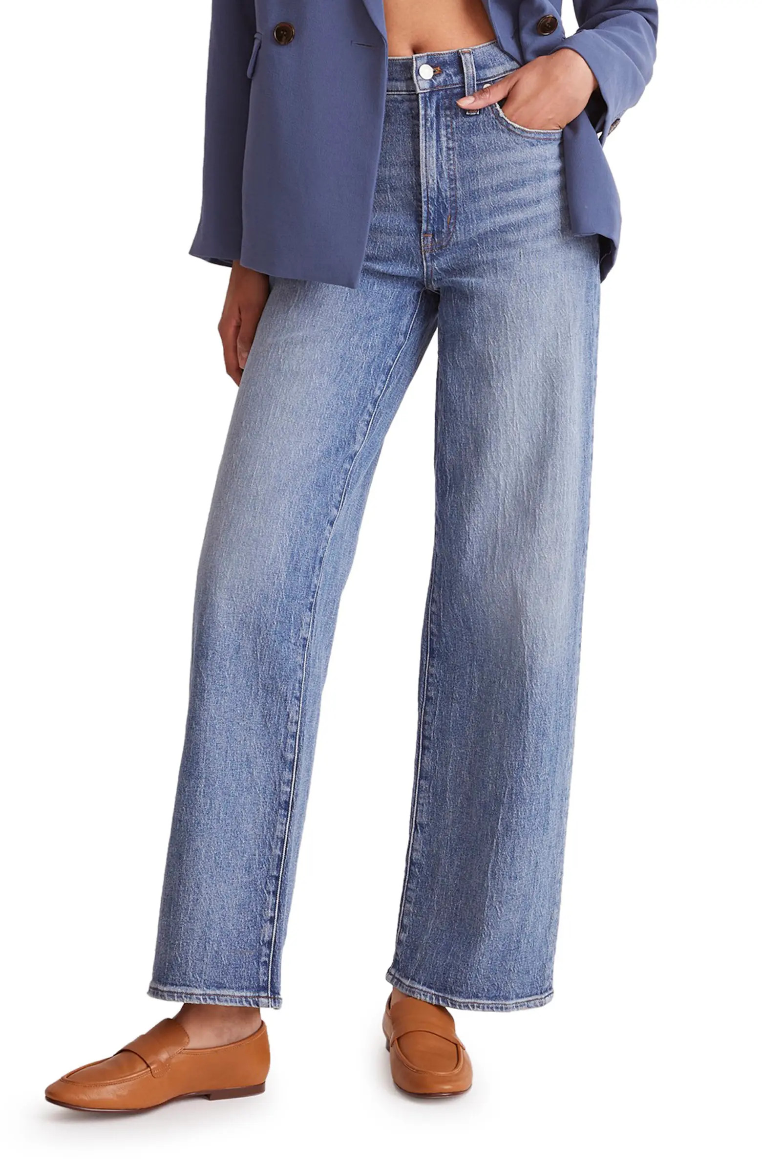 Madewell The Perfect Vintage Wide Leg Jeans | Nordstrom | Nordstrom