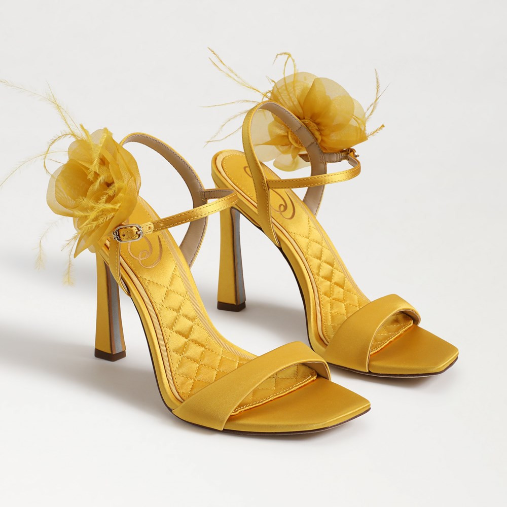 Leana Flower Strap Heel | Sam Edelman