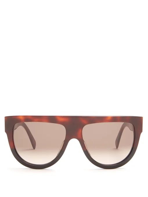 Shadow D-frame acetate sunglasses | Céline Eyewear | Matches (UK)