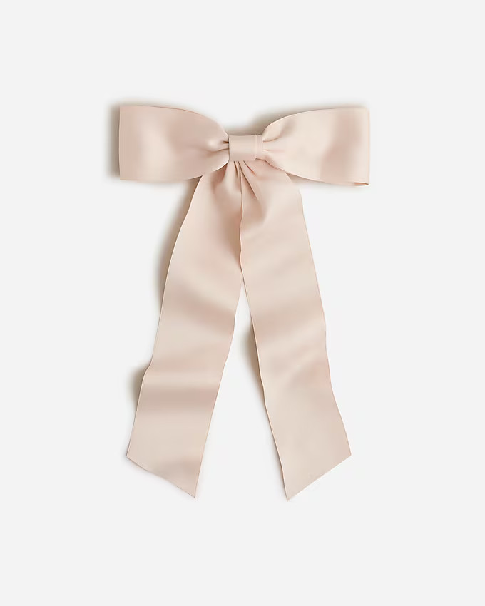 Oversized bow hair tie | J. Crew US