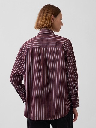 Organic Cotton Poplin Big Shirt | Gap (US)