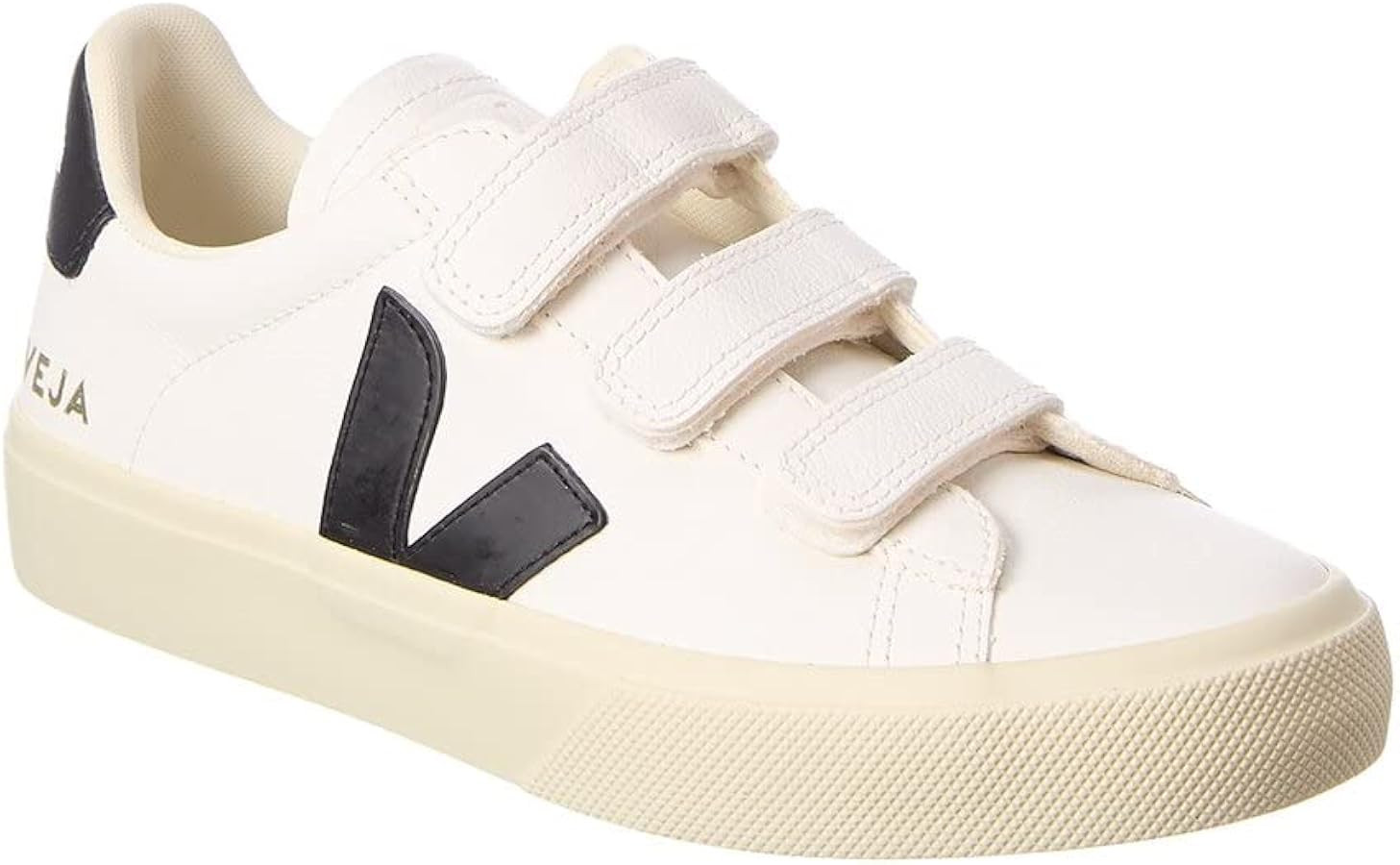 Veja Recife Logo Leather Sneaker, 46, White | Amazon (US)