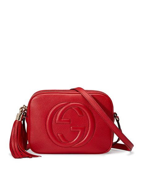 Soho Leather Disco Bag, Tobasco Red | Neiman Marcus