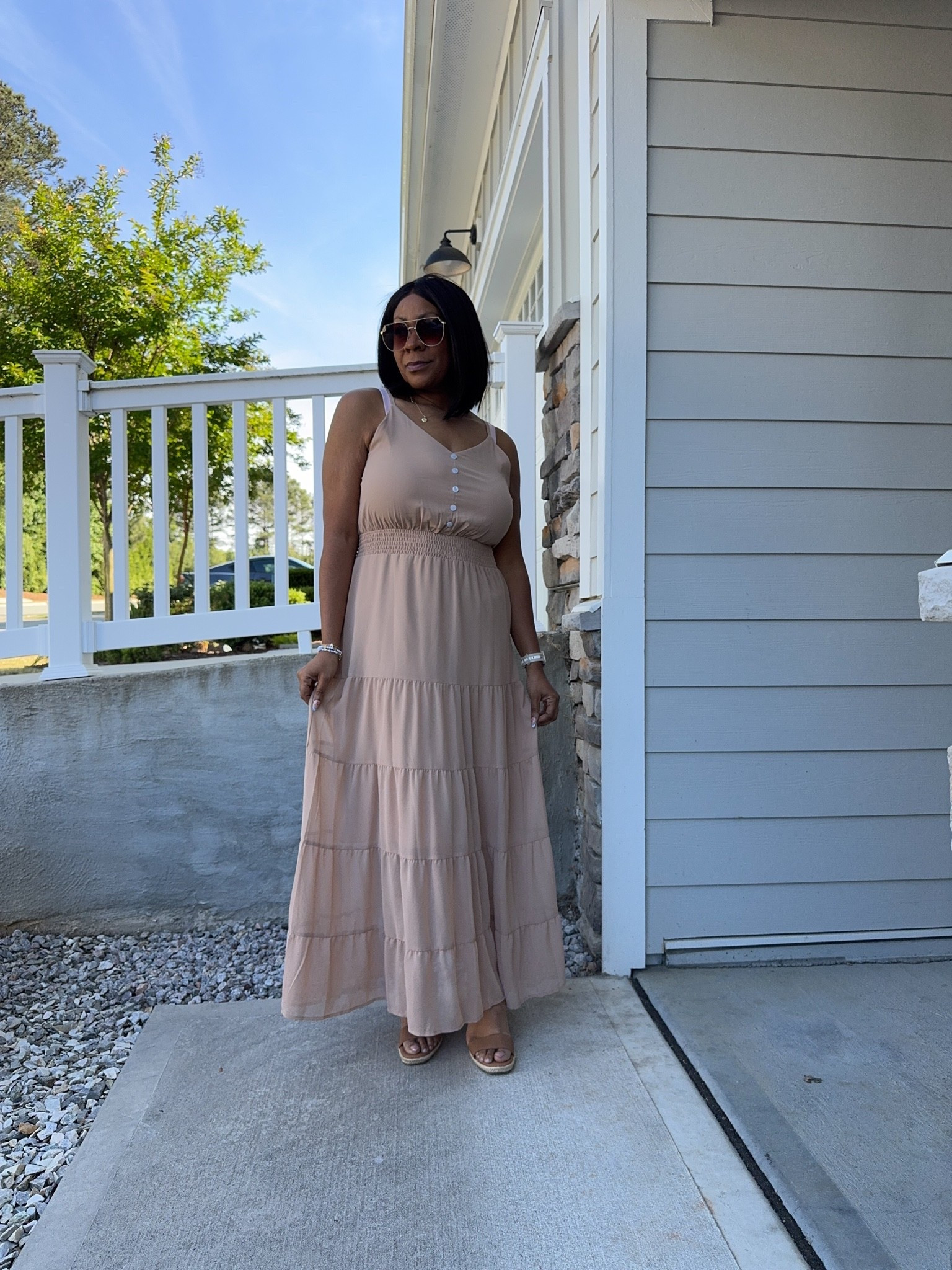 Lightweight maxi dress. Wearing size large

#LTKootd #LTKMidsize