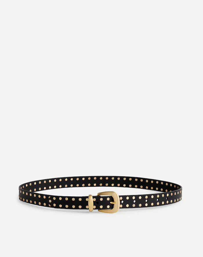 Flat Studded Western Belt | Madewell