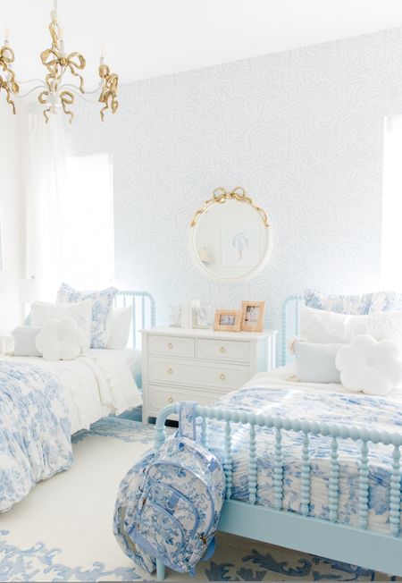 Beautiful in BLUE! 

This is the shared girls' bedroom that I refreshed using the new collection from Pottery Barn Teen and Love Shack Fancy! 

#girlsbedroom #bluebedroom #sharedbedroom #girlsroom 

#LTKkids #LTKfamily #LTKhome