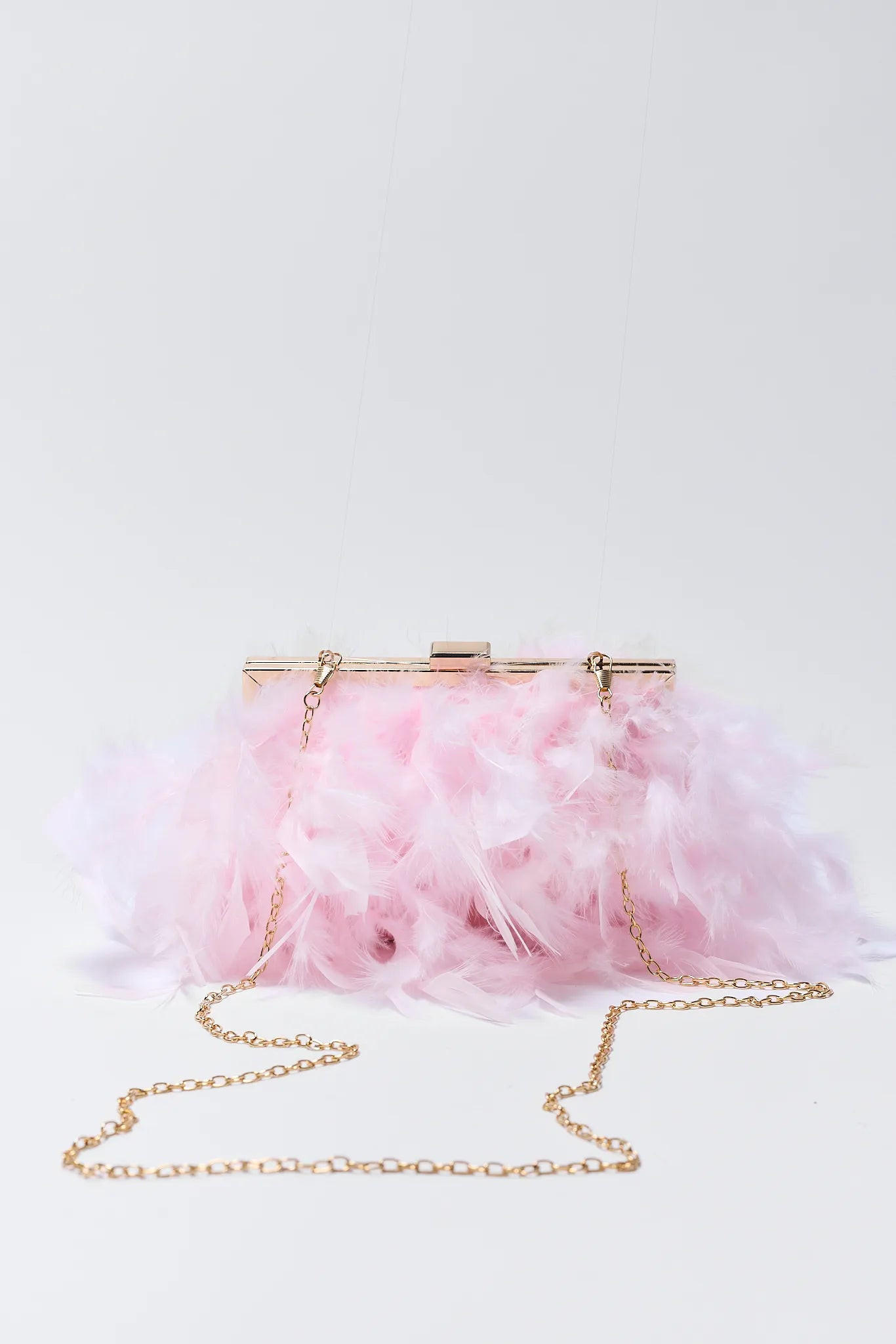 Kat Pink Feather Bag | Avara