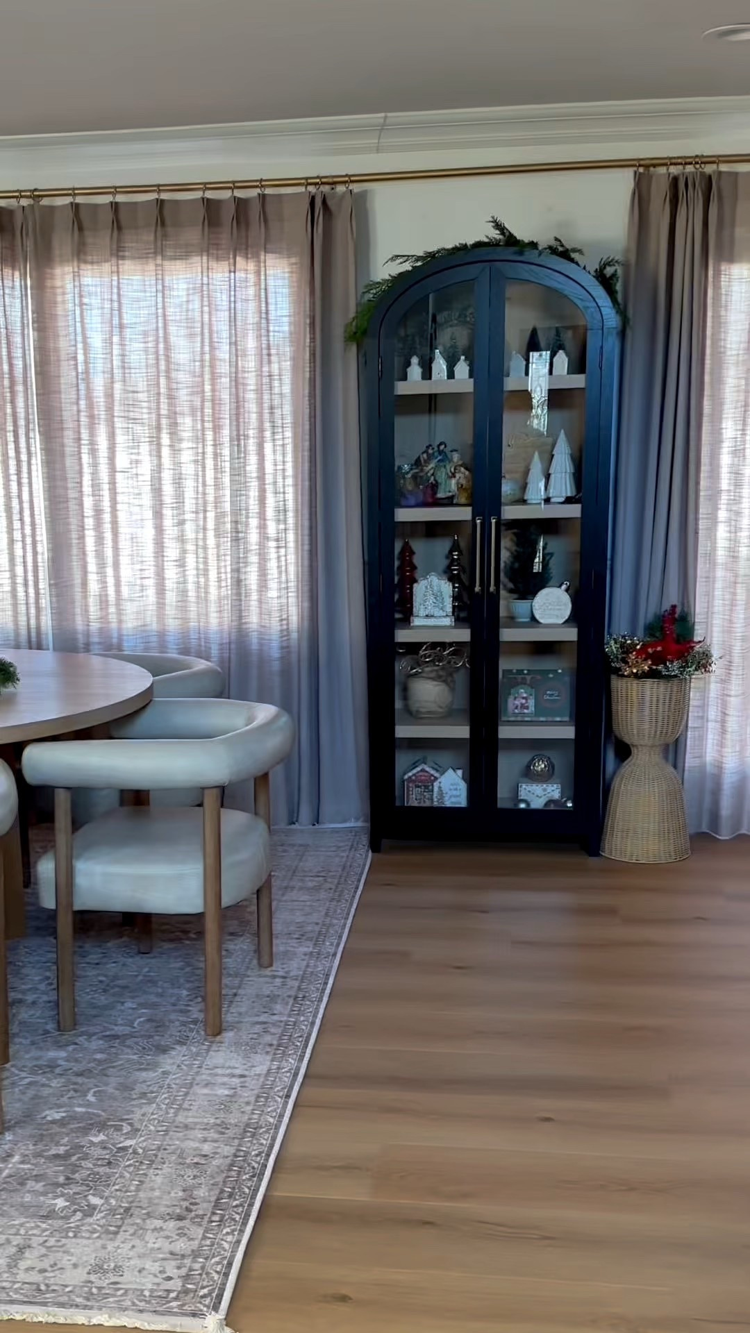 I’ve been on the hunt for the perfect arch cabinet for this space… something not too wide, not too deep, and still visually impactful. At 30” wide and 15” deep, this one checked every box and was an immediate winner.

I also swapped out the hardware (I’ll send that link too!). The original hardware was nice, but the muted gold instantly elevated the entire look.

It has a true designer feel and looks way more expensive than it is, especially for a mid-range price point.

If you’ve been searching for an arch cabinet that isn’t oversized but still feels elevated and intentional, I highly recommend this one 🤍

#archcabinet #displaycabinet #modernclassichome #archedcabinet #homefurniture 

#LTKHome #LTKdayinmylife