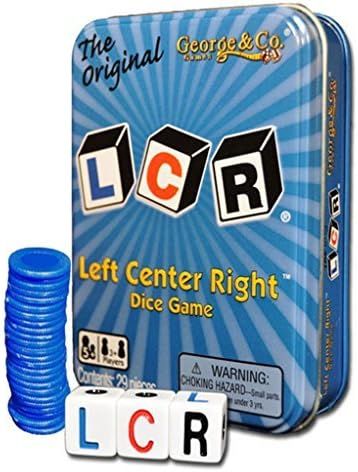 LCR Left Center Right Blue TIN | Amazon (US)
