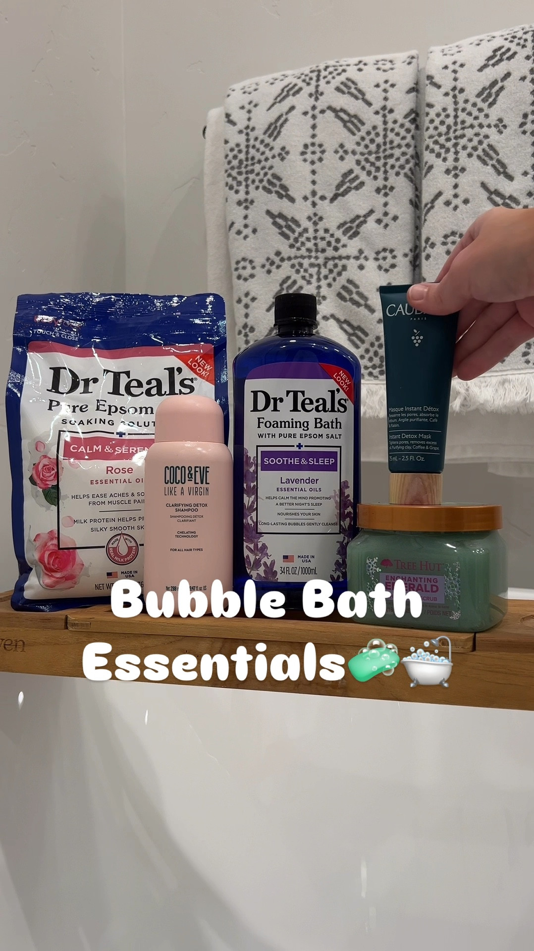 I love a bubble bath to relax in the evening! These are my essentials for my bath time: epsom salt to help detox the body, foaming bath gel with essential oils to help relax the mind, a sugar scrub to exfoliate dead skin, purifying face mask & a clarifying shampoo. 🥰  Use code STAYCS15 for the clarifying shampoo to save! 

#LTKFindsUnder50 #LTKBeauty #LTKWatchNow