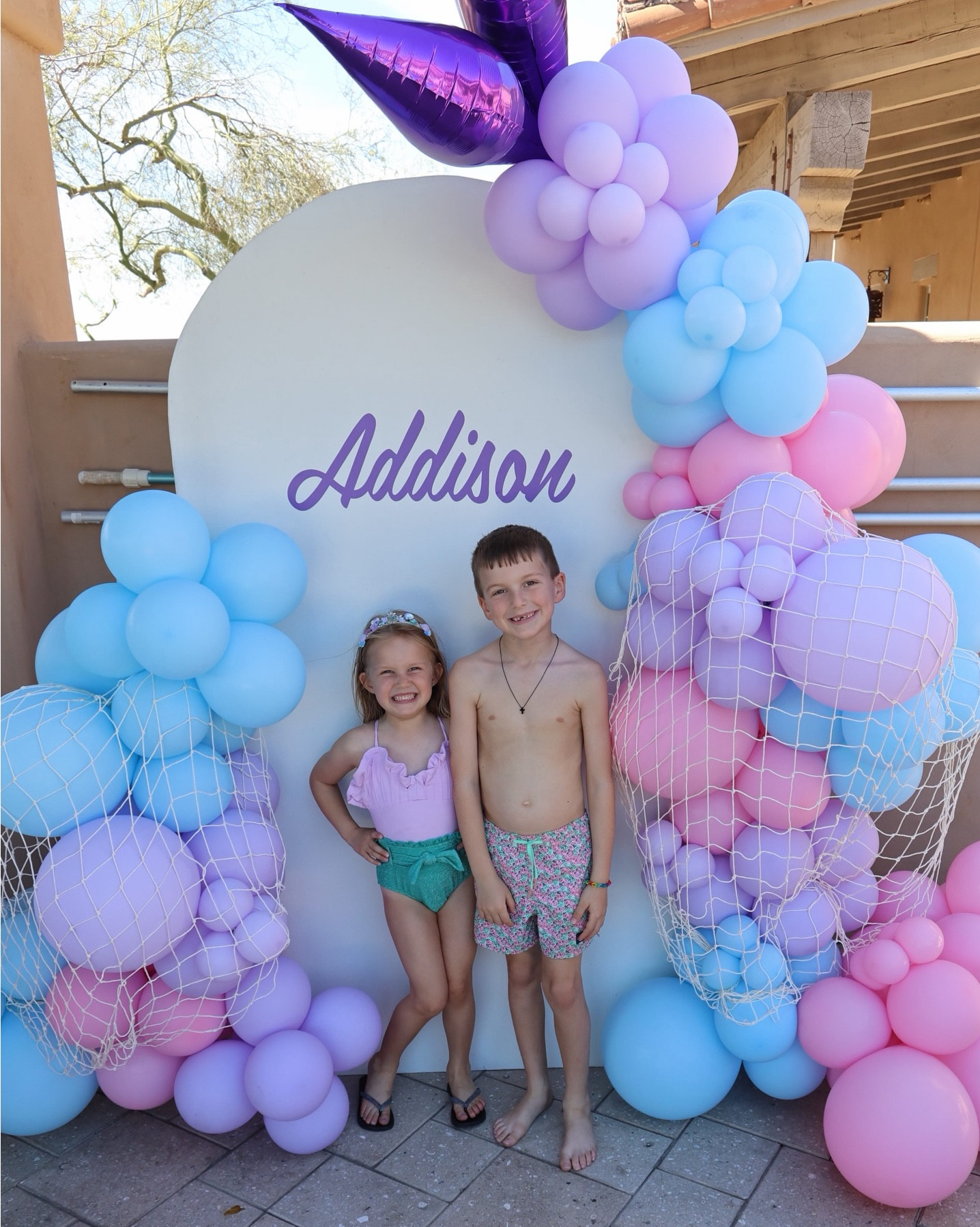 Happy birthday to my mermaid princess! This is her FAVORITE swimsuit to wear 🧜‍♀️ 

#birthday #mermaid #party

#LTKKids #LTKdayinmylife #LTKmomlife