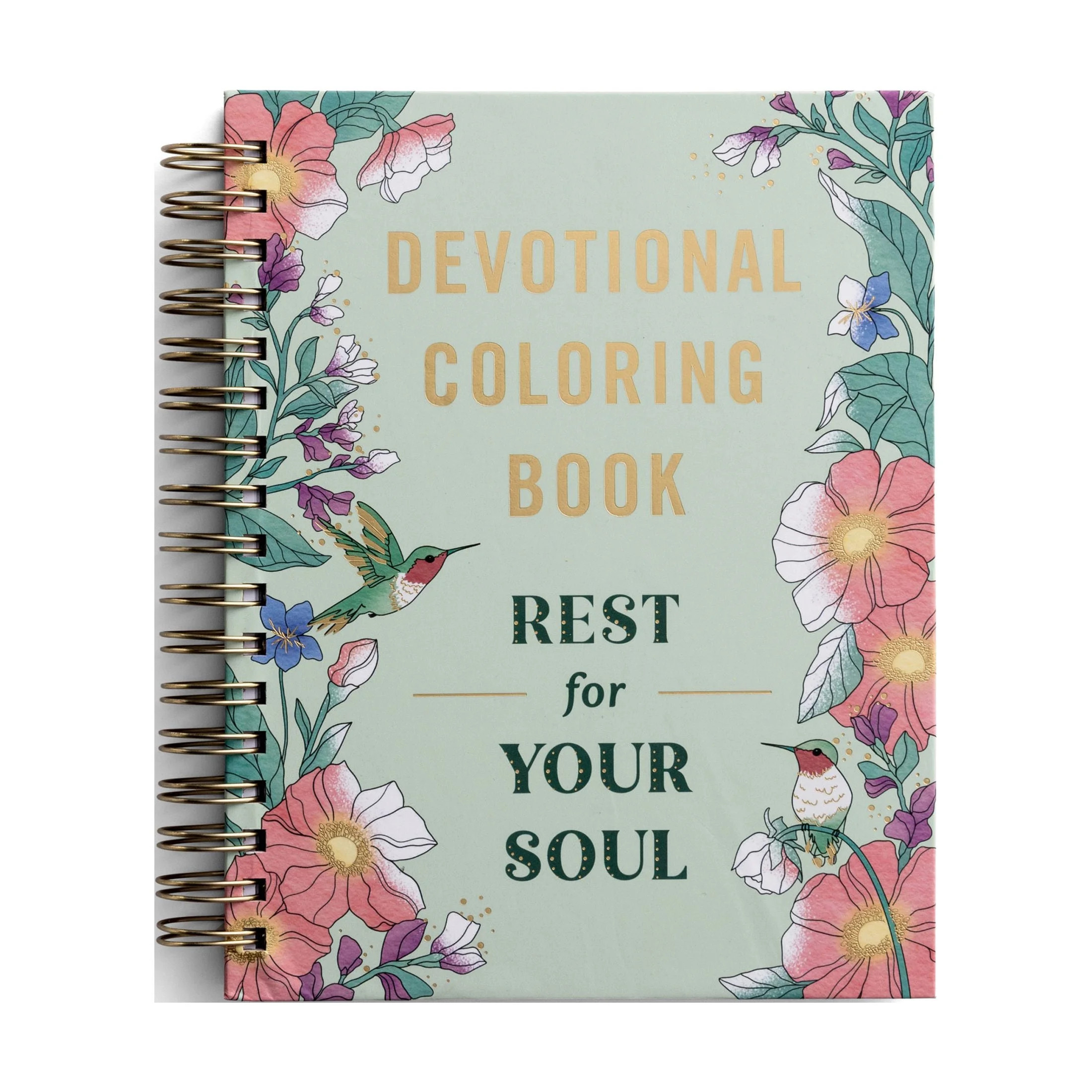 DaySpring Rest For Your Soul: Devotional Coloring Book, Spiral Bound, 160 Pages, 1 Pack | Walmart (US)