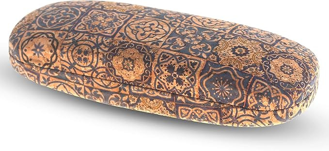 Flanacom Estuche de Gafas Boho de Corcho - Estuche de Mujer de Diseño Estuche Rígido para Gafas... | Amazon (ES)