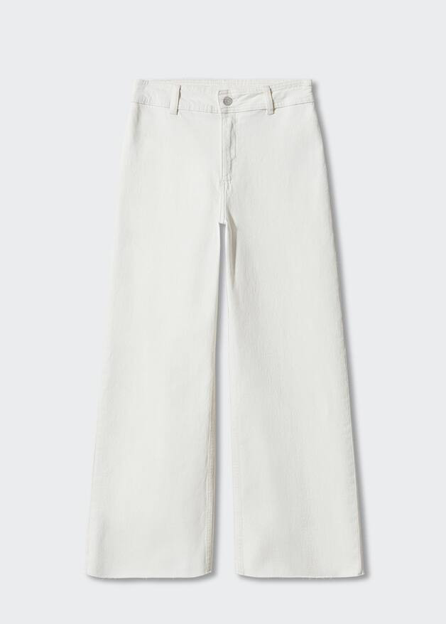 Jeans culotte high waist | MANGO (US)