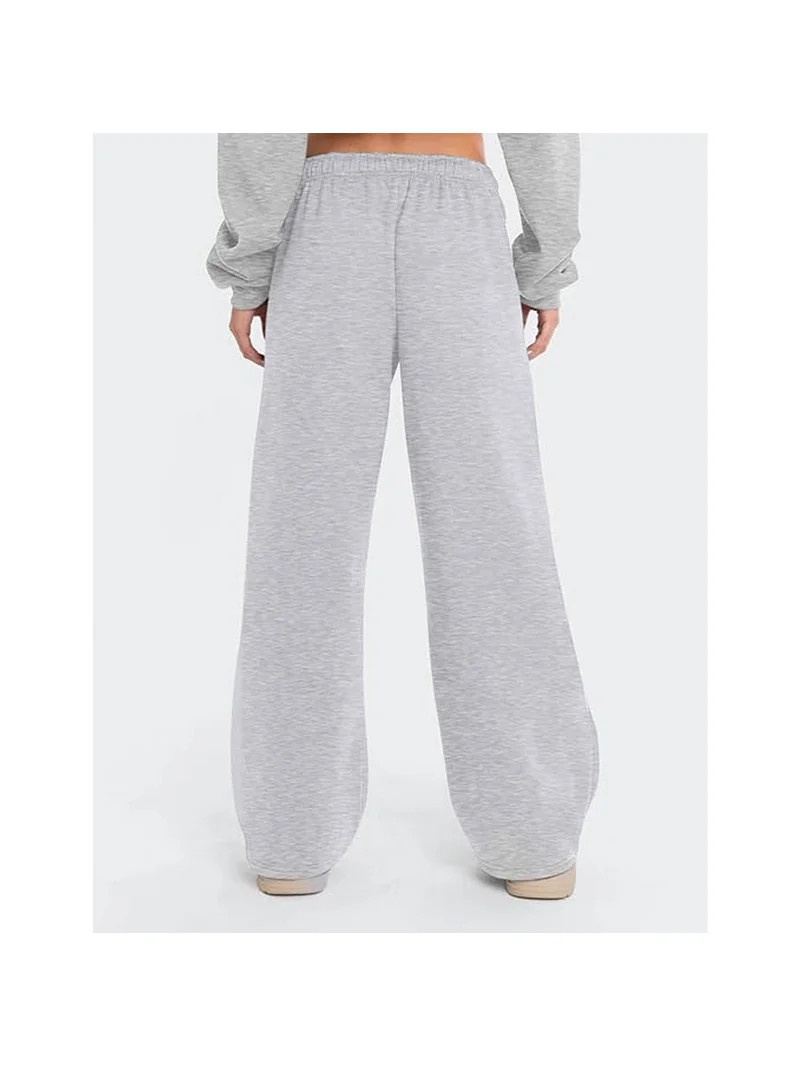 WQD Women's Sweatpants Wide Leg Lounge Joggers with Drawstring Comfy Loose Fit Casual Workout Ath... | Walmart (US)