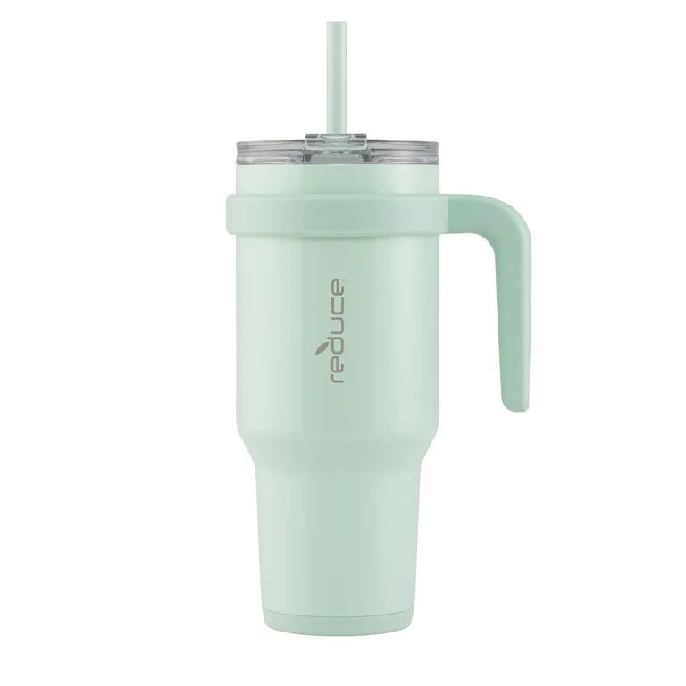 Reduce Vacuum Insulated Stainless Steel Cold1 40 fl oz. Tumbler Mug with 3 Way Lid, Straw, & Hand... | Walmart (US)