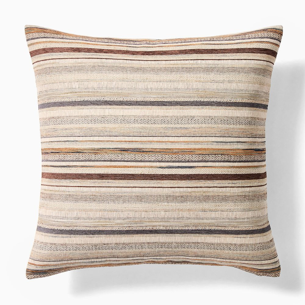 Space-Dyed Stripe Pillow Cover | West Elm (US)