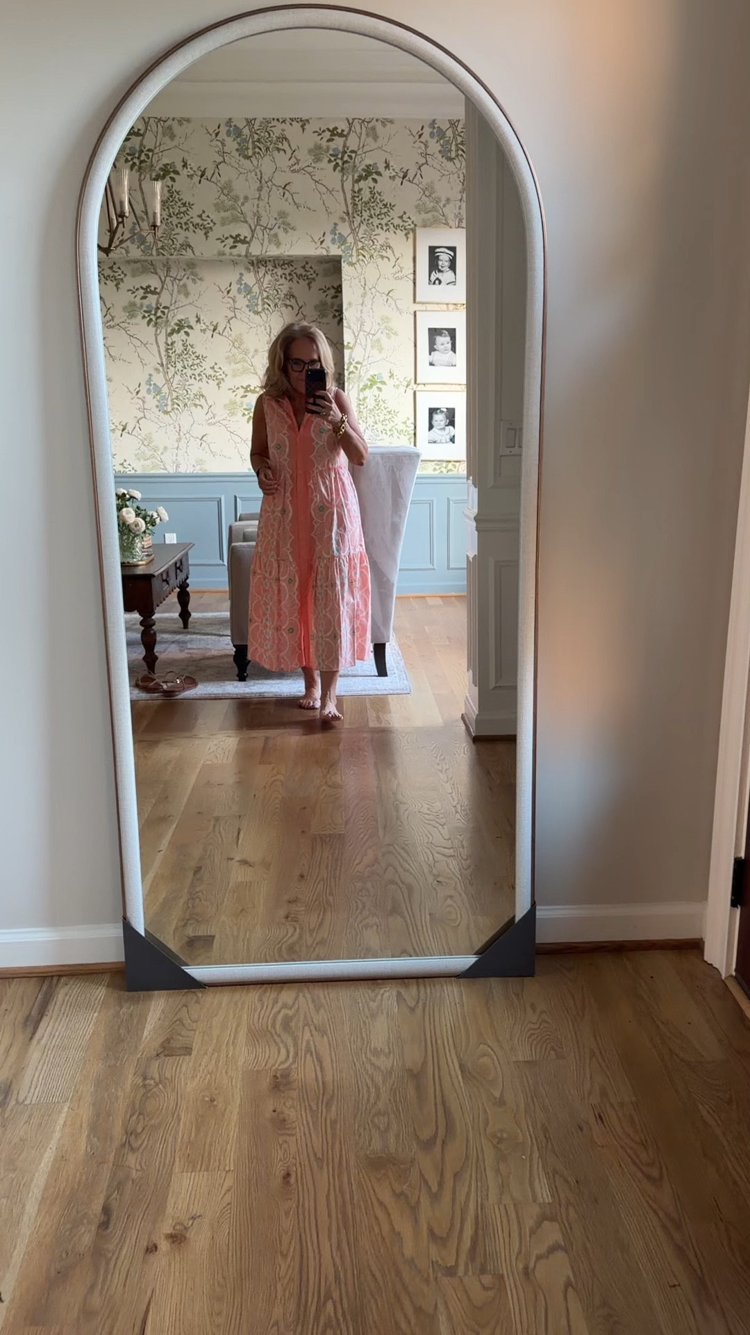 New Belk dress under $50 this woukd be really pretty for Mother’s Day brunch I sized down to a small 

#LTKMothersDay #LTKOver40 #LTKPetite