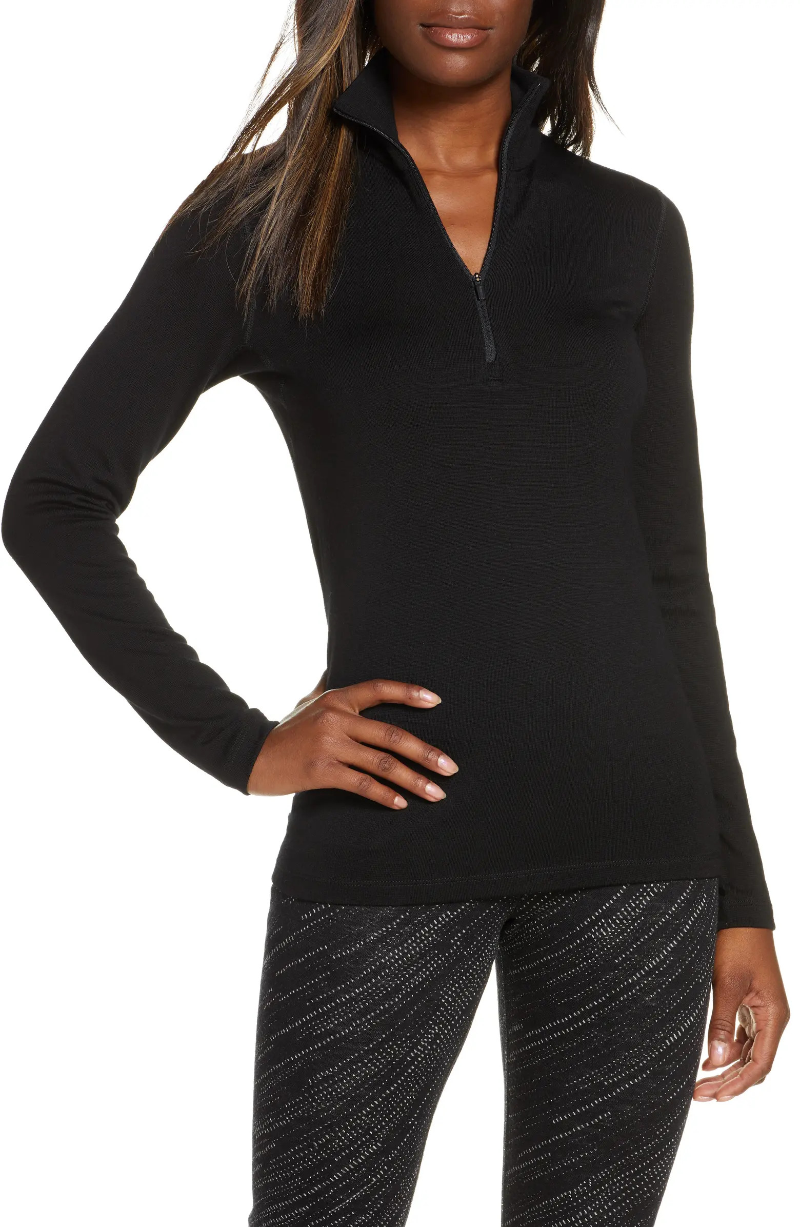 260 Tech Merino Wool Half Zip Base Layer Top | Nordstrom