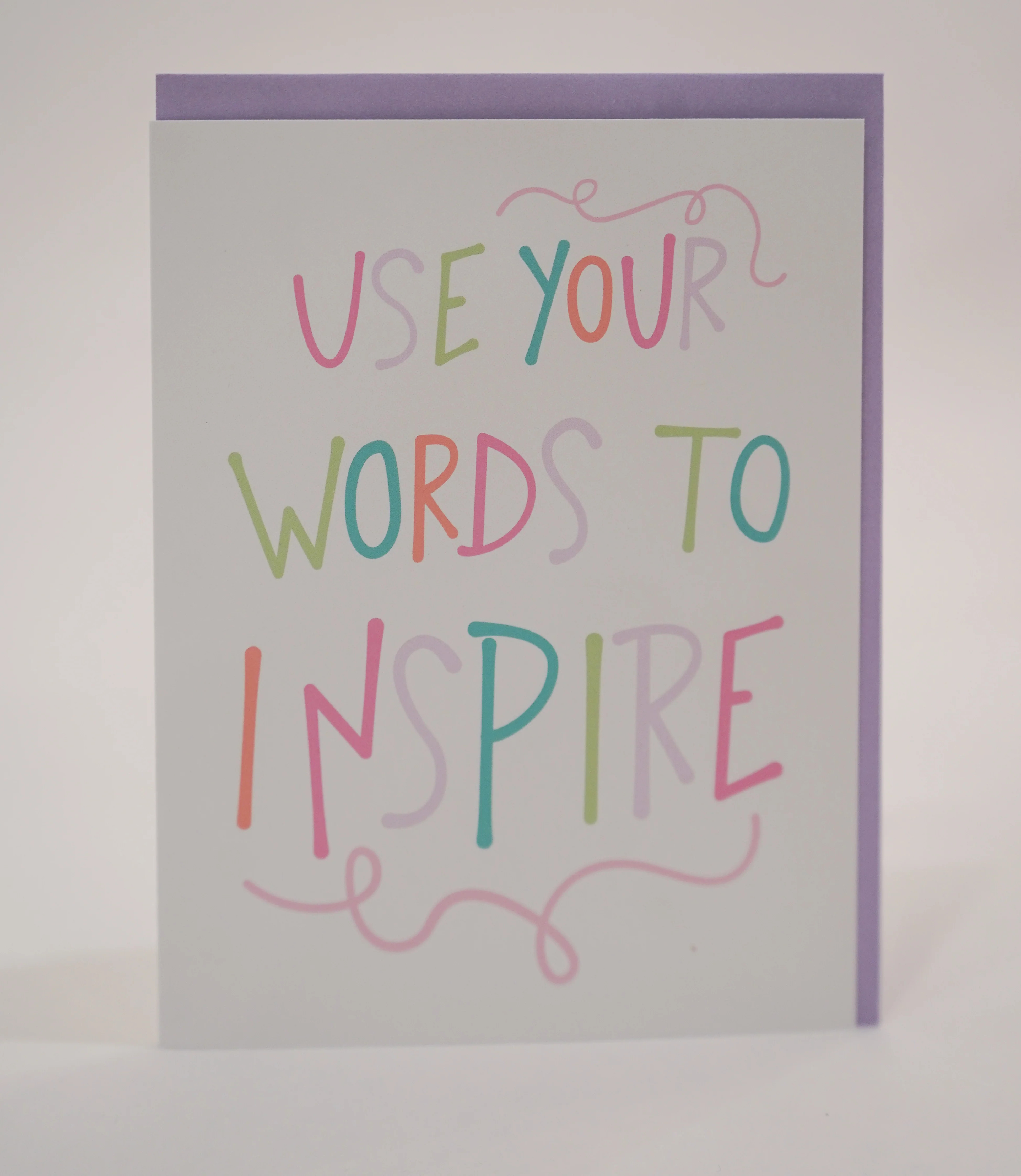 Use Your Words To Inspire Notecard | Hailea Alexis
