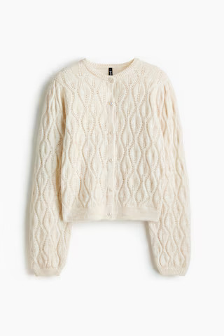 Pointelle-Knit Cardigan | H&M (US + CA)