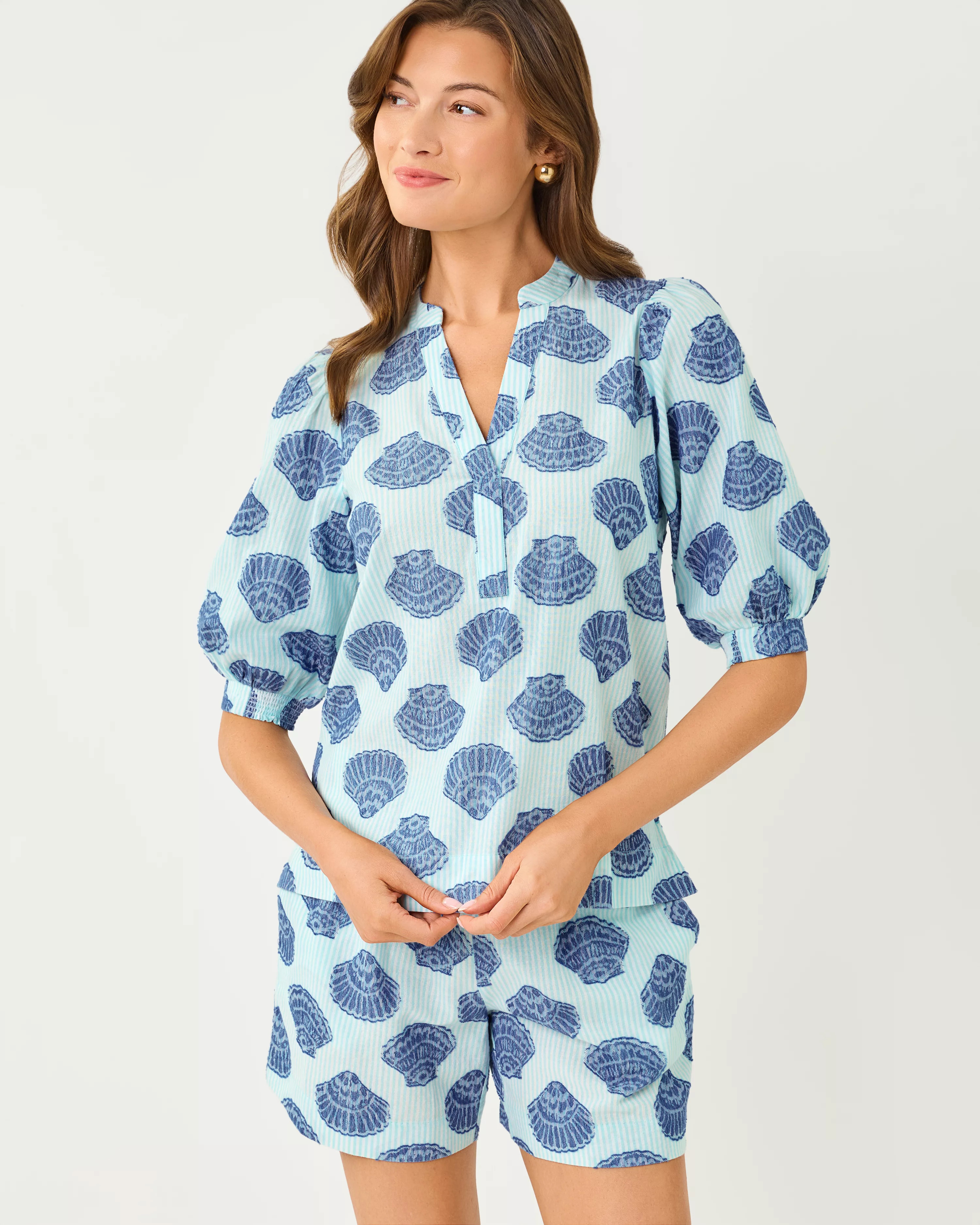 Mialeigh Elbow Sleeve Top | Lilly Pulitzer