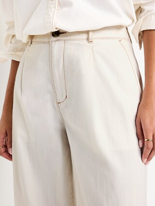 High-Waisted Taylor Trouser Wide-Leg Pants | Old Navy (US)