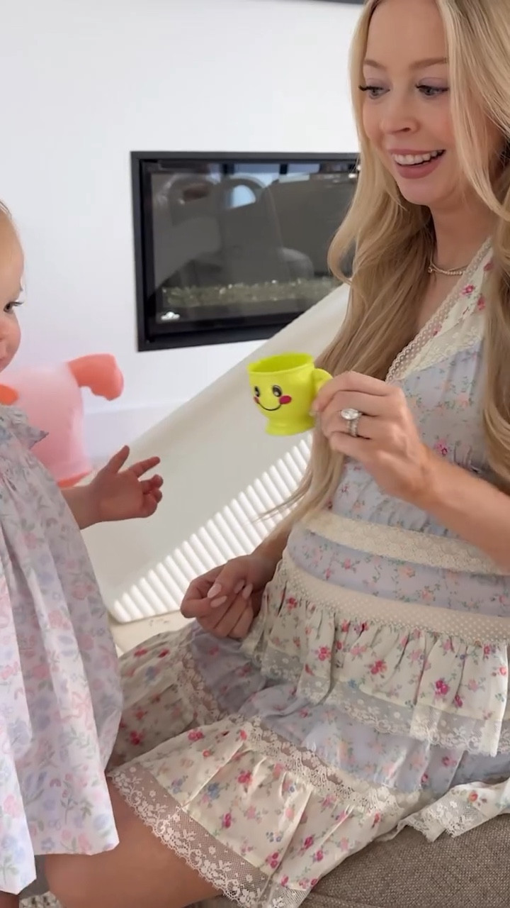 Ellie and I had our very first tea party today 🤍🫖 Of course we wore our cutest dresses!

#LTKSeasonal #LTKKids #LTKStyleTip
